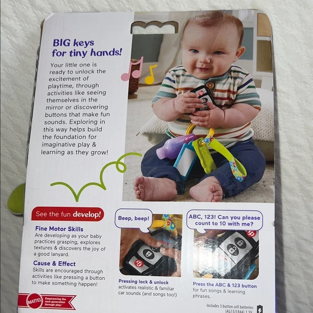 Fisher-Price Colorful Play & Go Keys